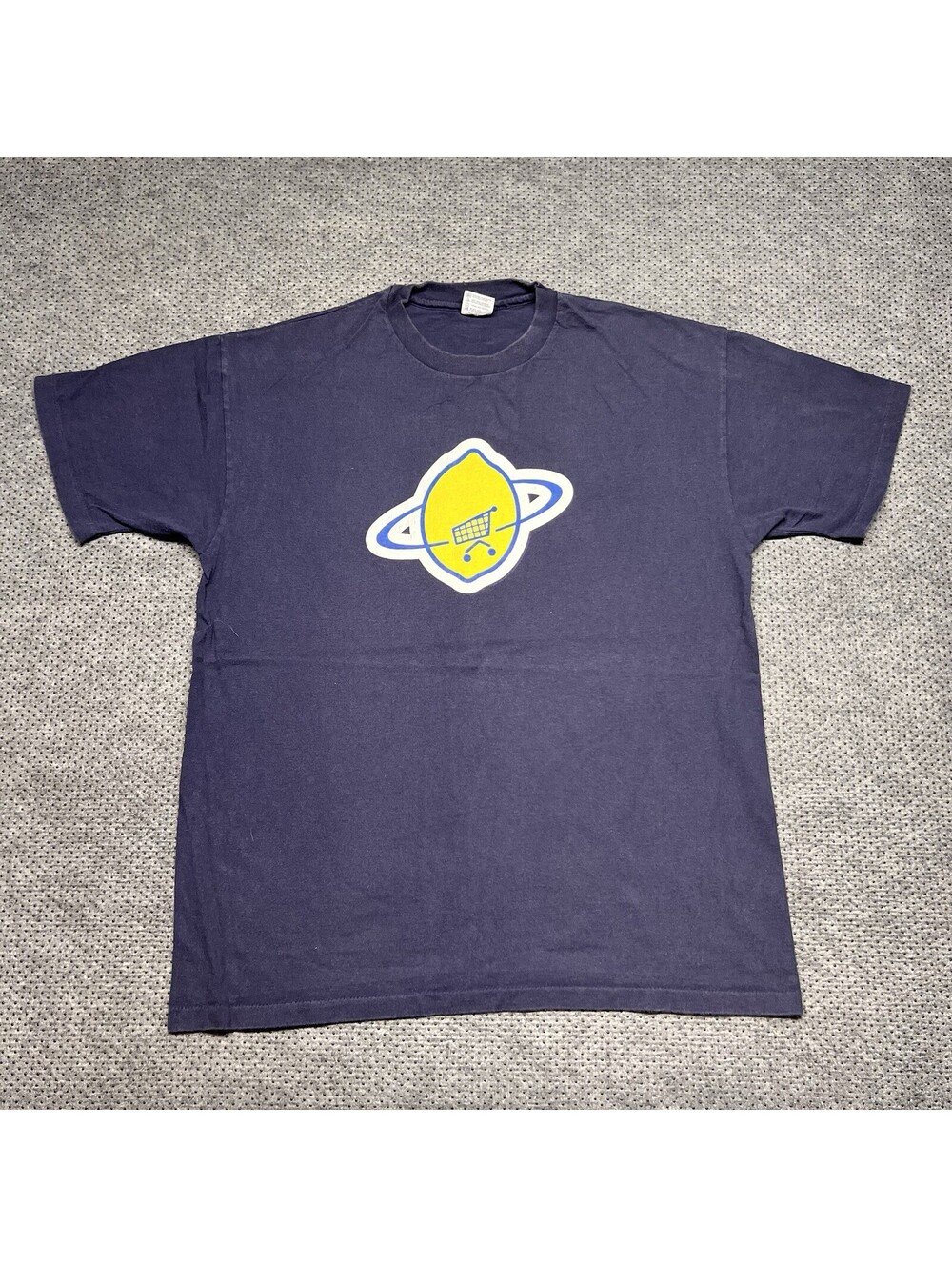 Vintage 1990s U2 Popmart Band T-Shirt XL Rock Concert Tour Promo Rare Men’s Navy